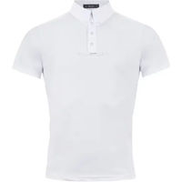 Produktbild von Cavallo Turnier-Poloshirt für Herren in Weiß aus Polyester Größe L