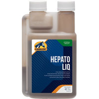Produktbild von Cavalor Hepato Liq Nahrungsergänzung für Pferde zur Unterstützung von Leber, Nieren und Stoffwechsel 1 Liter