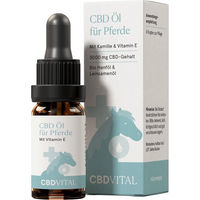 Produktbild von CBD VITAL CBD Öl Tropfen zur Beruhigung für Pferde 10 ml