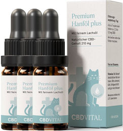 CBD VITAL Hanföl für Katzen mit 2,1 % CBD Vorteilspack – Bild 1 von 1