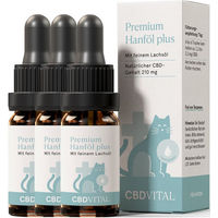 Produktbild von CBD VITAL Hanföl für Katzen mit 2,1 % CBD Vorteilspack