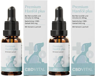 CBD VITAL Hanföl für Hunde 4,2% zur Beruhigung 20 ml – Bild 1 von 2