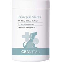 Produktbild von CBD VITAL Hunde-Snacks Relax Plus Hypoallergen mit Insekten 150g