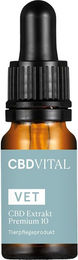 CBD VITAL VET CBD Extrakt Premium 10 Bio Öl für Haut und Fell 10 ml - 10 ml – Bild 1 von 2
