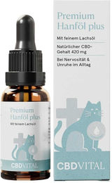 Cbd Vital Vet CBD Hanföl Tropfen für Katzen zur Beruhigung 20 ml – Bild 1 von 3
