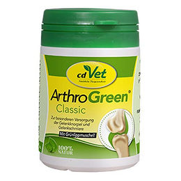 cdVet ArthroGreen Classic Gelenk-Nahrungsergänzung Pulver für Hunde und Katzen 25g - 25 g – Bild 1 von 9