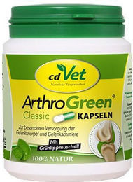 cdVet ArthroGreen Classic Gelenkunterstützung Kapseln für Hunde und Katzen 100 Stück – Bild 1 von 2