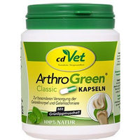 Produktbild von cdVet ArthroGreen Classic Gelenkunterstützung Kapseln für Hunde und Katzen 100 Stück