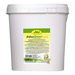 cdVet ArthroGreen herbal Gelenk-Ergänzungsfutter für Pferde Pulver 1 kg - 1 kg – Bild 1 von 6