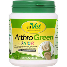 cdVet ArthroGreen Junior Gelenk-Supplement Pulver für Hunde und Katzen 330g - 330 g – Bild 1 von 8