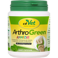 Produktbild von cdVet ArthroGreen Junior Gelenk-Supplement Pulver für Hunde und Katzen 330g - 330 g