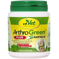 Produktbild von cdVet ArthroGreen plus Ergänzungsfuttermittel für Hunde und Katzen mit Grünlippmuschel und Hagebutte 100 Kapseln