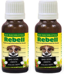 Produktbild von cdVet Bachblüten Rebell Beruhigung Tropfen Bio Ergänzungsfutter 40ml