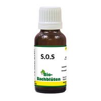 Produktbild von cdVet Bio-Bachblüten S.O.S Beruhigung Tropfen für Tiere 10 ml - 10 ml