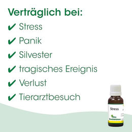 cdVet Bio-Bachblüten Stress Tropfen zur Beruhigung für Hunde Katzen und Pferde 20 ml - 20 ml – Bild 1 von 7