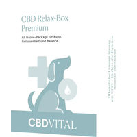 Produktbild von cdVet CBD VET Relax-Box Premium Beruhigung für Hunde aller Altersstufen und Größen