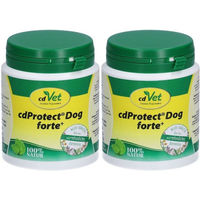 Produktbild von cdVet cdProtect Dog forte+ Nahrungsergänzung für die Magen-Darm-Verdauung von Hunden 150g