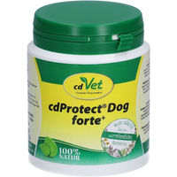 Produktbild von cdVet cdProtect Dog forte+ Nahrungsergänzung für Hunde zur Unterstützung der Magen-Darm-Verdauung Pulver 75 g - 75 g