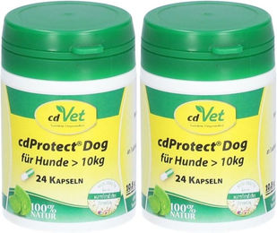 Produktbild von cdVet cdProtect Dog Kapseln für Hunde zur Unterstützung der Magen-Darm-Funktion über 10 kg