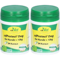 Produktbild von cdVet cdProtect Dog Kapseln für Hunde zur Unterstützung der Magen-Darm-Funktion über 10 kg