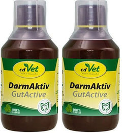 Produktbild von cdVet DarmAktiv Flüssig Probiotika zur Unterstützung von Magen-Darm und Immunsystem 500 ml