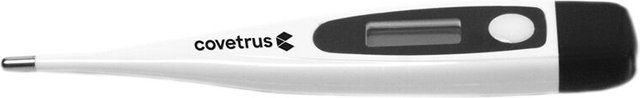 cdVet Digital-Thermometer aus Kunststoff in Weiß – Bild 1 von 2