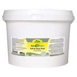 Produktbild von cdVet EquiGreen Fell & Haut Vital Ergänzungsfutter für Pferde 25kg - 25 kg