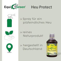 Produktbild von cdVet EquiGreen Heu Protect 2,5 l Ergänzungsfuttermittel für Pferde zur Reduzierung von Staub und Pilzen - 2,5 l