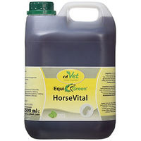 Produktbild von cdVet EquiGreen HorseVital Ergänzungsfutter für Pferde zur Unterstützung von Haut, Fell und Stoffwechsel 2,5 L - 2,5 l