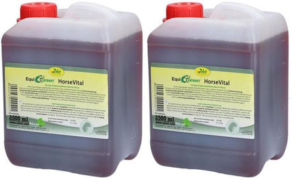Produktbild von cdVet EquiGreen HorseVital Pferdefutter Ergänzung für Leber Nieren und Verdauung Liquid 5000ml