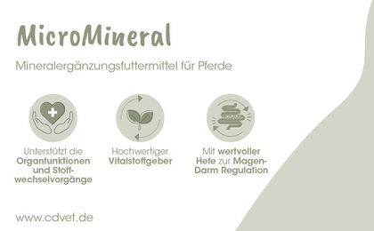 cdVet EquiGreen MicroMineral Ergänzungsfutter für Pferde 1kg - 5 kg – Bild 1 von 7