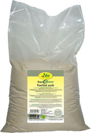 Produktbild von cdVet EquiGreen ToxiVet sorb Ergänzungsfutter Pulver zur Unterstützung von Leber Nieren Verdauung und Immunsystem 1000g