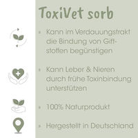 Produktbild von cdVet EquiGreen ToxiVet Sorb Pulver für Pferde zur Unterstützung von Stoffwechsel und Verdauung 10 kg - 10 kg