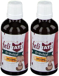 Produktbild von cdVet feliTATZ Bronchial mit Honig Bio zur Unterstützung der Atemwege und des Immunsystems für Katzen 50 ml