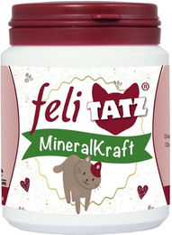 Produktbild von cdVet feliTATZ MineralKraft Bio Nahrungsergänzung Pulver zur Unterstützung von Magen-Darm und Verdauung für Katzen