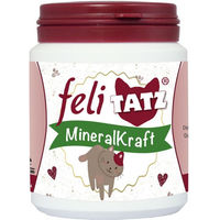 Produktbild von cdVet feliTATZ MineralKraft Bio Nahrungsergänzung Pulver zur Unterstützung von Magen-Darm und Verdauung für Katzen
