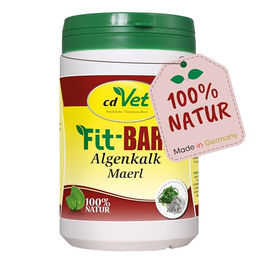 cdVet Fit-BARF Algenkalk Mineralfutter Pulver für Hund und Katze 850 g - 850 g – Bild 1 von 7