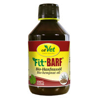 Produktbild von cdVet Fit-BARF Bio-Hanfnussöl 250ml für Hunde und Katzen zur Unterstützung von Haut, Fell, Gelenken und Immunsystem - 250 ml