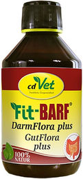 cdVet Fit-BARF DarmFlora plus 250ml Probiotikum zur Unterstützung der Magen-Darm-Gesundheit für Hunde und Katzen - 250 ml – Bild 1 von 5