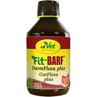 Produktbild von cdVet Fit-BARF DarmFlora plus 250ml Probiotikum zur Unterstützung der Magen-Darm-Gesundheit für Hunde und Katzen - 250 ml
