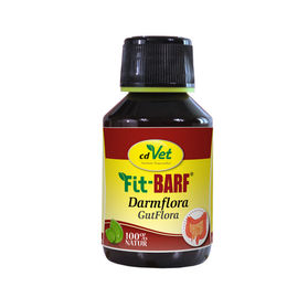 cdVet Fit-BARF DarmFlora Probiotikum zur Magen-Darm-Unterstützung für Hunde und Katzen 100 ml - 100 ml – Bild 1 von 7