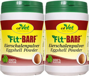 Produktbild von cdVet Fit-BARF Eierschalenpulver Mineralfutter für alle Altersstufen zur Unterstützung von Gelenken und Knochen 2000g