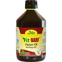 Produktbild von cdVet Fit-BARF Futter-Öl Kaltgepresst Vegan für Hunde und Katzen 500 ml - 500 ml