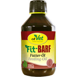 cdVet Fit-BARF Futter-Öl Nahrungsergänzung für Hunde und Katzen vegan und kaltgepresst 1000 ml - 1 l – Bild 1 von 8
