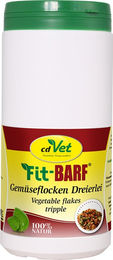 cdVet Fit-BARF Gemüseflocken Dreierlei Pulver für Hunde 450g - 450 g – Bild 1 von 8