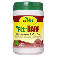 Produktbild von cdVet Fit-BARF Hagebuttenschalen fein Pulver für Hunde 500 g vegan - 500 g