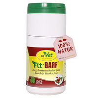 Produktbild von cdVet Fit-BARF Hagebuttenschalen fein Pulver für Hunde vegan 800g - 800 g