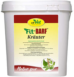 cdVet Fit-BARF Kräuter Nahrungsergänzung zur Unterstützung von Magen-Darm und Verdauung ohne tierisches Protein 600 g - 600 g – Bild 1 von 2