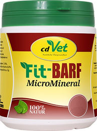 cdVet Fit-BARF MicroMineral Nahrungsergänzung Pulver für Hunde und Katzen 500g - 500 g – Bild 1 von 10