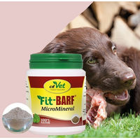 Produktbild von cdVet Fit-BARF MicroMineral Nahrungsergänzung Pulver für Hunde und Katzen 500g - 1 kg